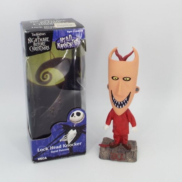 NECA Nightmare Before Christmas Lock Head Knocker Hand Painted - Picture 1 of 14